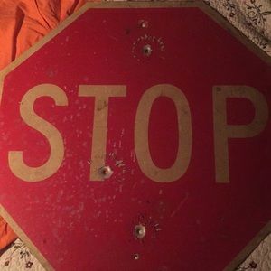 Stop sign